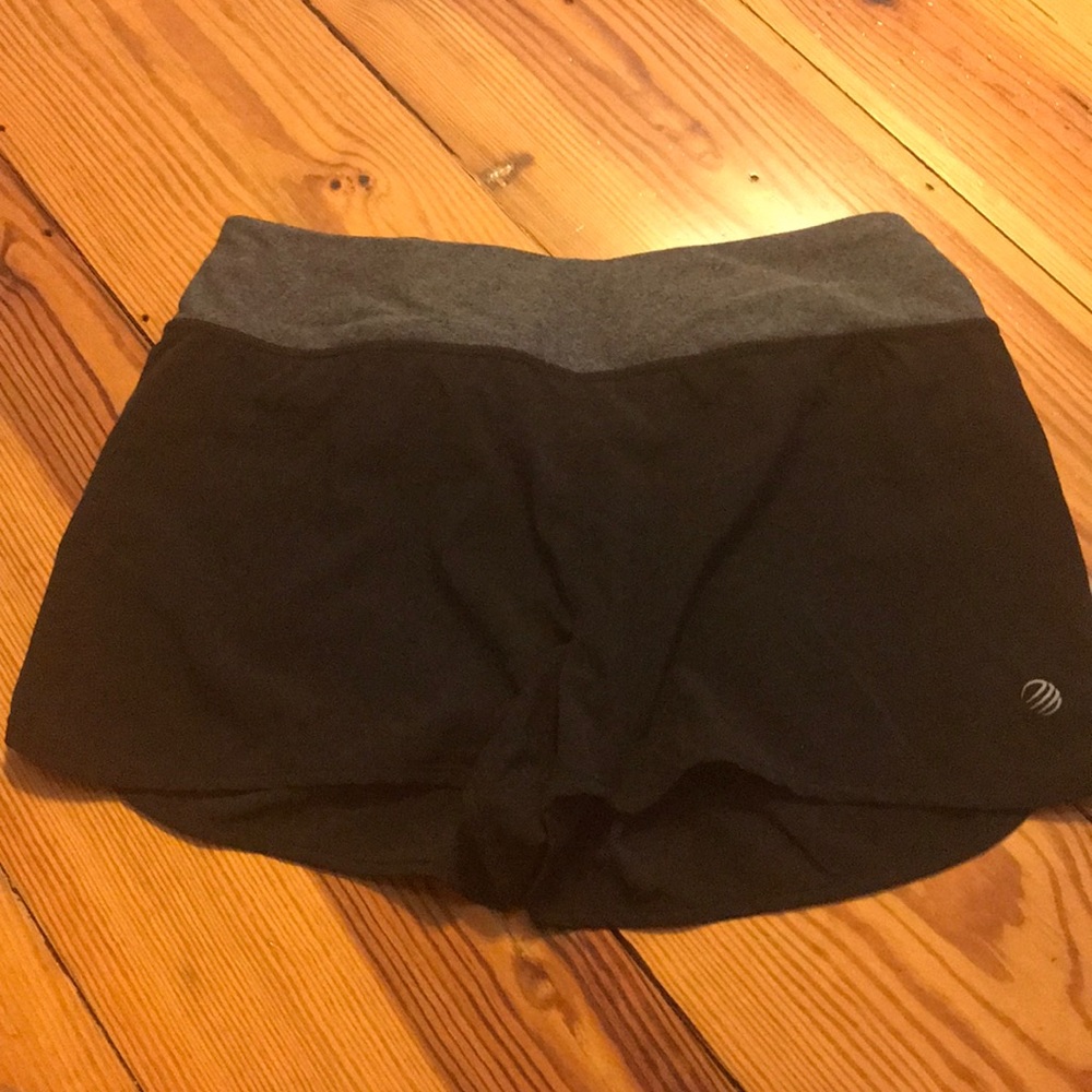 Black athletic shorts